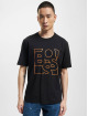 Hugo t-shirt Teetrury 2 Relaxed Fit Logo Artwork zwart