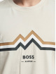 Hugo T-shirts Tessler 187 Slim Fit Logo Artwork hvid