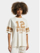Hugo T-shirts Ebase Oversize Fit Sporty Print hvid