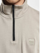 Hugo trui Zetrust Zip Logo Patch grijs