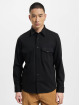 Hugo Zomerjas Epaz Relaxed Fit Logo Trim zwart