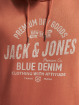 Jack & Jones Bluzy z kapturem Lubooster pomaranczowy