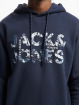 Jack & Jones Hoodie Tech Logo blue