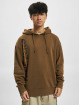Jack & Jones Hoodies Mapping Text brun
