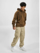 Jack & Jones Hoodies Mapping Text brun