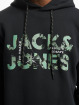 Jack & Jones Hoody Tech Logo schwarz
