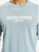 Jack & Jones Jersey Branding Crew Neck azul