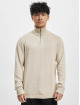 Jack & Jones Puserot Emil Knit Half Zip beige