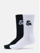 Jack & Jones Sukat Ben Tennis 2 Pack musta