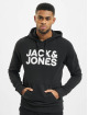 Jack & Jones Sweat capuche jjeCorp Logo Noos noir