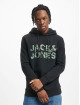 Jack & Jones Sweat capuche Tech Logo noir