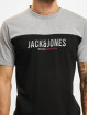 Jack & Jones T-paidat Dan Blocking musta