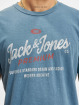 Jack & Jones T-paidat Blucarlyle Print Crew Neck sininen