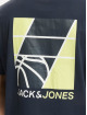 Jack & Jones t-shirt Court Crew Neck blauw
