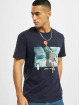 Jack & Jones T-Shirt Jcolegends Statement Crew Neck bleu