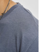 Jack & Jones T-Shirt Organic Melange O Neck bleu