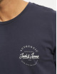 Jack & Jones T-Shirt Dusty Small blue