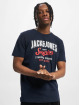 Jack & Jones T-Shirt Logo O Neck blue