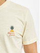 Jack & Jones T-Shirt Tropic Embroidery Crew Neck gelb