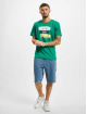 Jack & Jones T-Shirt Sunset Logo Crew Neck green