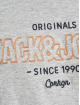 Jack & Jones t-shirt Jorsurface Branding Crew Neck BF grijs
