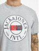 Jack & Jones T-Shirt International Crew Neck gris