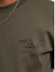 Jack & Jones t-shirt Sanchez Branding Crew Neck olijfgroen