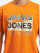 Jack & Jones T-Shirt Trek Logo Crew Neck orange