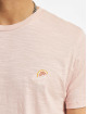 Jack & Jones T-Shirt Tropic Embroidery Crew Neck pink