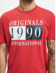 Jack & Jones T-Shirt International Crew Neck red