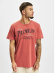 Jack & Jones t-shirt Blucarlyle Print Crew Neck rood