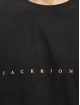 Jack & Jones T-Shirt Font 3PK schwarz