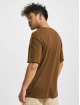 Jack & Jones T-shirts Mapping Text Crew Neck brun