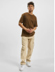 Jack & Jones T-shirts Mapping Text Crew Neck brun