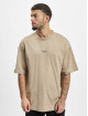Jack & Jones T-Shirty Kam Branding Crew Neck bezowy