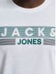 Jack & Jones T-Shirty Corp Logo bialy