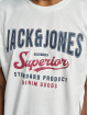 Jack & Jones T-Shirty Logo O Neck bialy