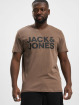 Jack & Jones T-Shirty Corp Logo brazowy
