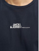 Jack & Jones T-Shirty Jprblabooster Crew Neck niebieski