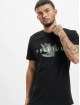 Jack & Jones T-skjorter Splash Print Crew Neck svart