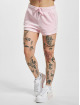 Juicy Couture Shorts Tamia Velour Track Diamant Branding rosa