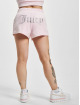 Juicy Couture Shorts Tamia Velour Track Diamant Branding rosa
