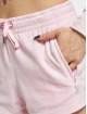 Juicy Couture shorts Tamia Velour Track Diamant Branding rose
