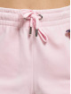Juicy Couture shorts Tamia Velour Track Diamant Branding rose