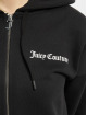 Juicy Couture Sweat capuche zippé Graphic Fleece noir