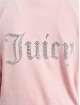 Juicy Couture Sweat capuche zippé Contrast Madisi rose
