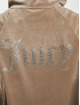 Juicy Couture Sweatvest Madison Classic Velour Juicy Logo bruin