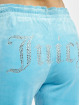 Juicy Couture tepláky Velour modrá