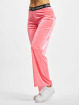 Juicy Couture tepláky Velvet Wide Leg pink