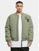 Karl Kani Bomberjack OG Old English Quilted groen